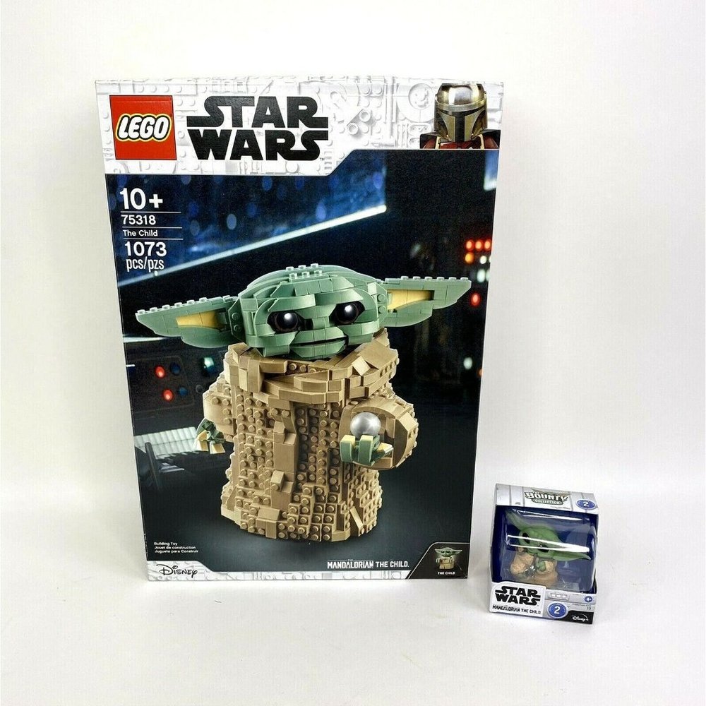 Lego Star Wars The Child 75318 Mandalorian 1073 Pcs NEW + Bonus Baby Yoda Figure